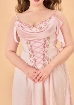 Curve & Plus Tuberose Floral Loli Corset Dress