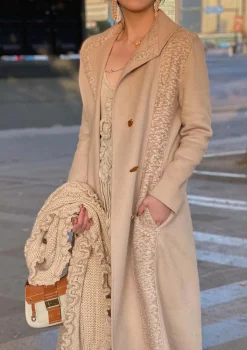 Double breasted coat