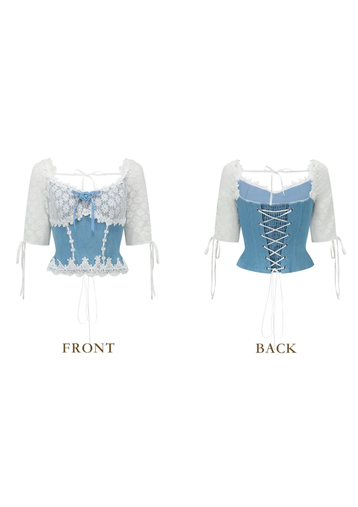 Dream Blue Coast Corset