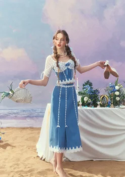 Dream Blue Coast Skirt