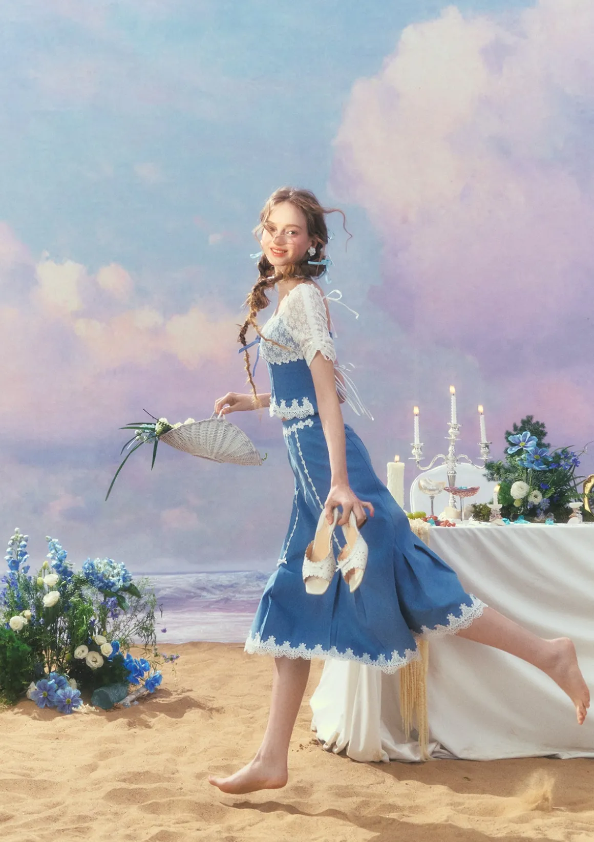 Dream Blue Coast Skirt