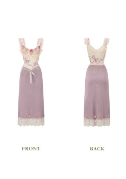Floral Beauty Banquet Knit Dress