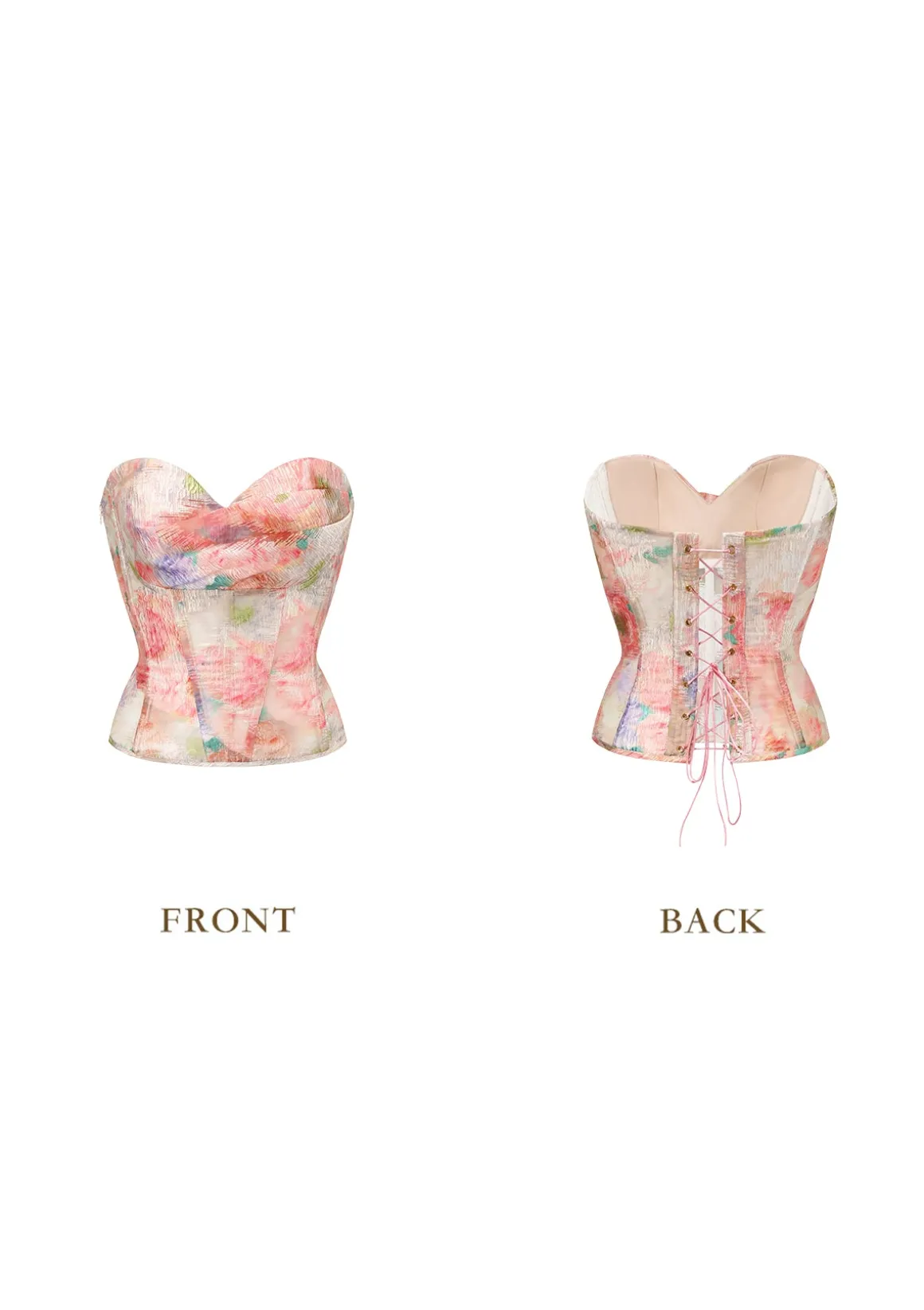 Floral Mirror Corset