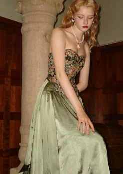 Flower & Mirror Skirt