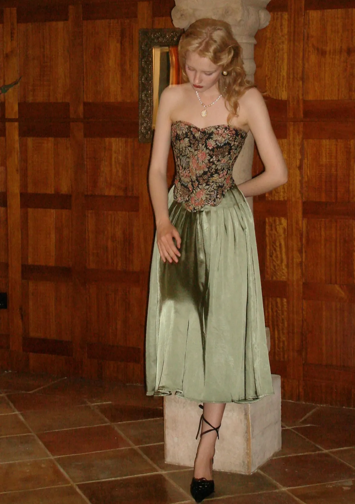 Flower & Mirror Skirt