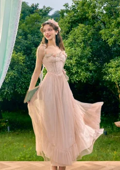 Flower Kissing Wonderland Corset Dress
