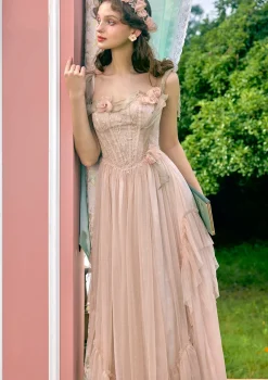 Flower Kissing Wonderland Corset Dress