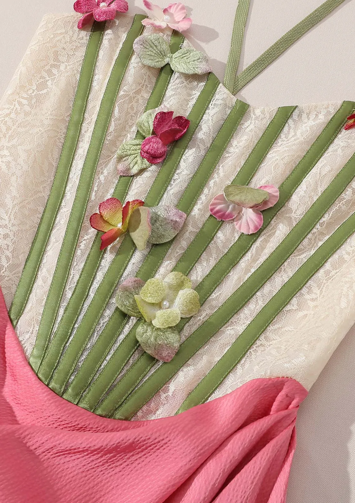 Flower Vine Phantom Corset Dress