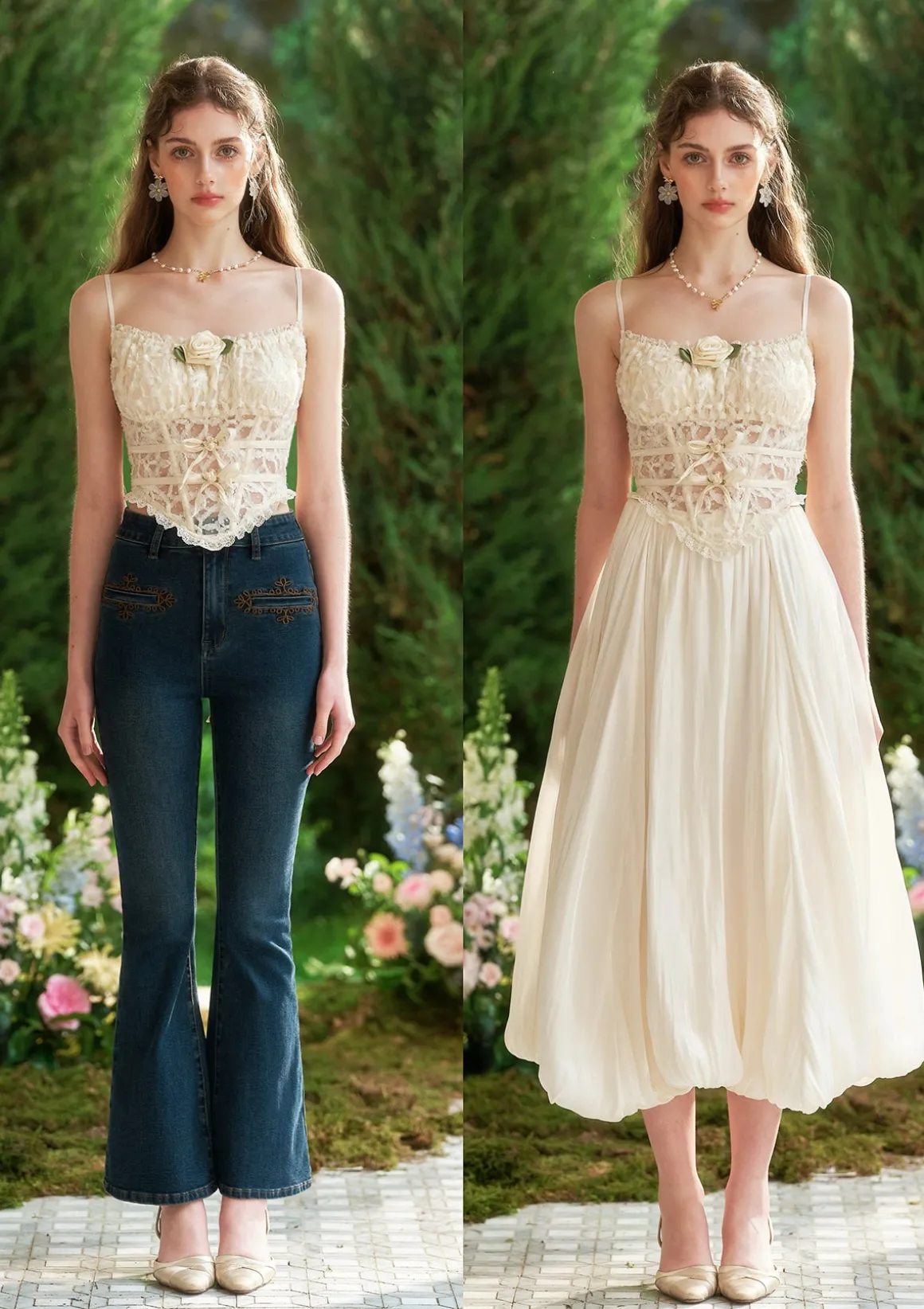 Jasmine's Dream Net Corset