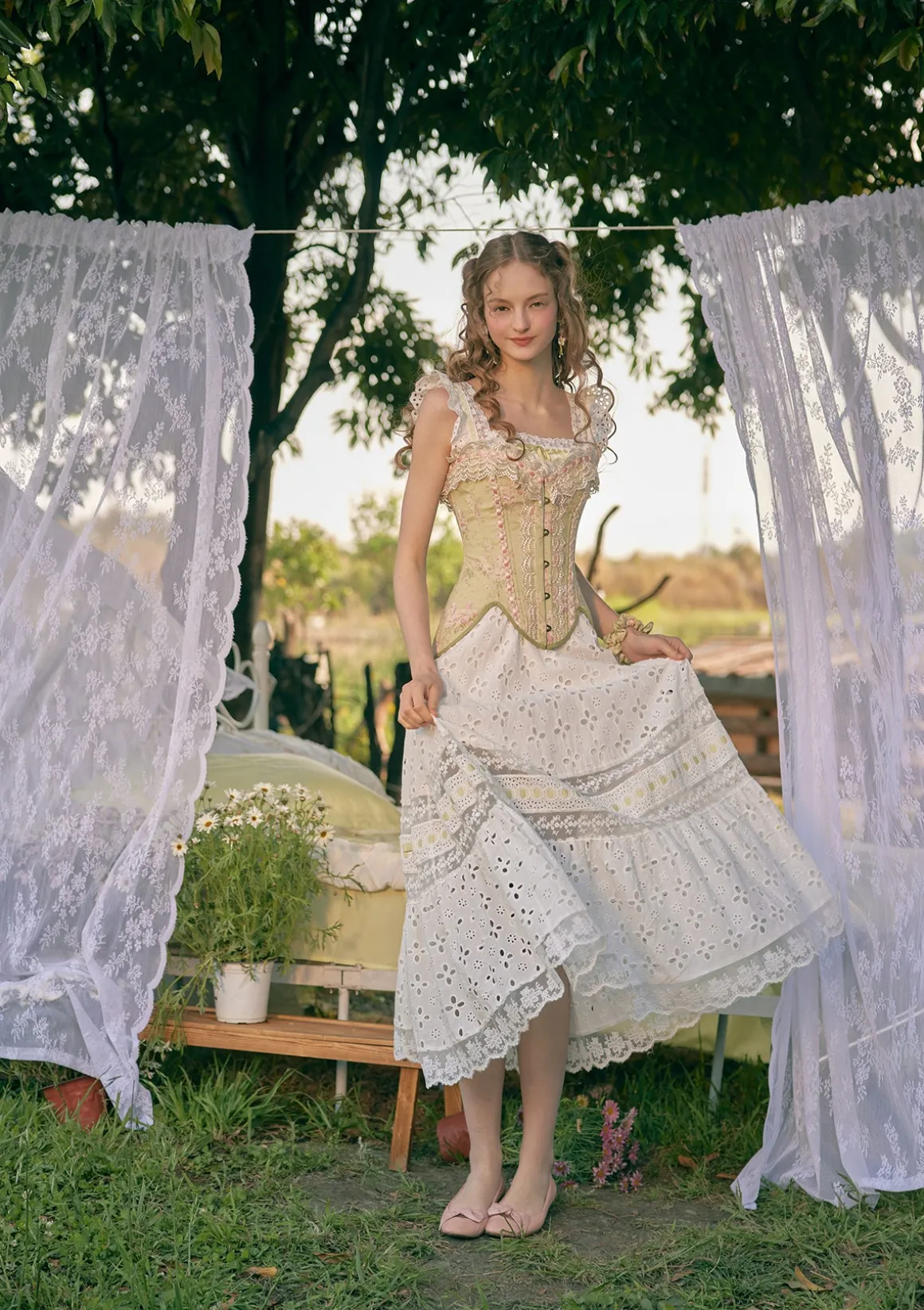 Lime Soda Corset Dress