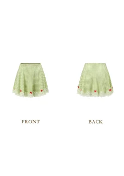 Matcha Cranberry Skirt