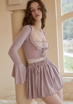 Miss Taro Knit Pantskirt