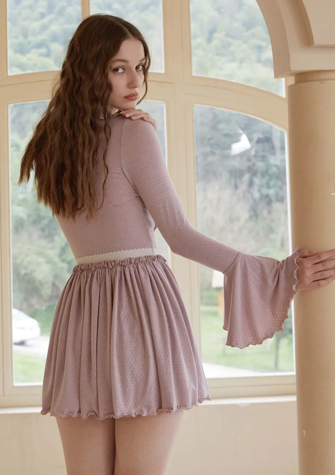 Miss Taro Knit Pantskirt