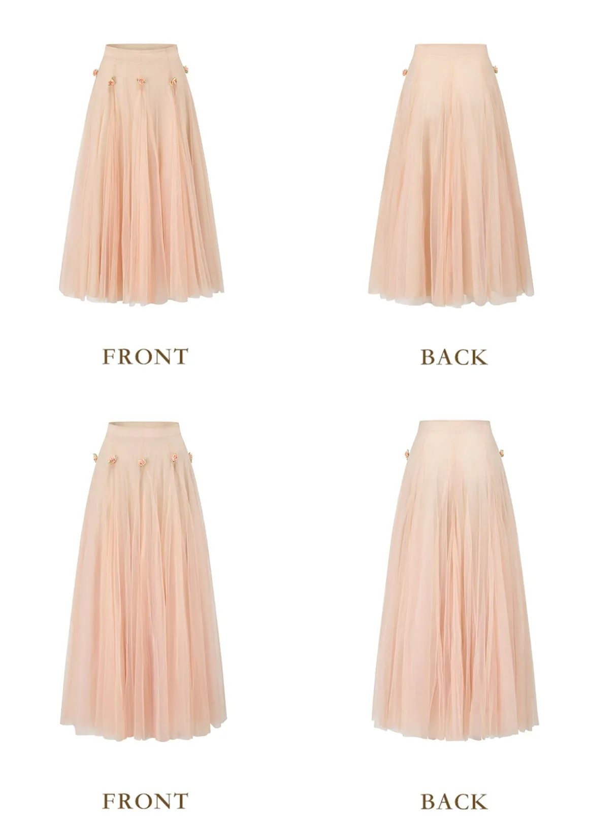 Peach Fairy Gauze Skirt