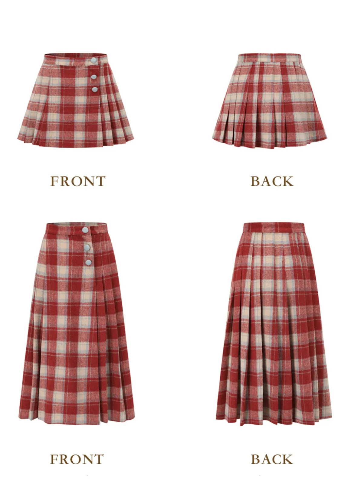 Rosey Christmas Cottage Skirt