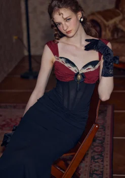 Shaking the Wine Glass Corset Dress