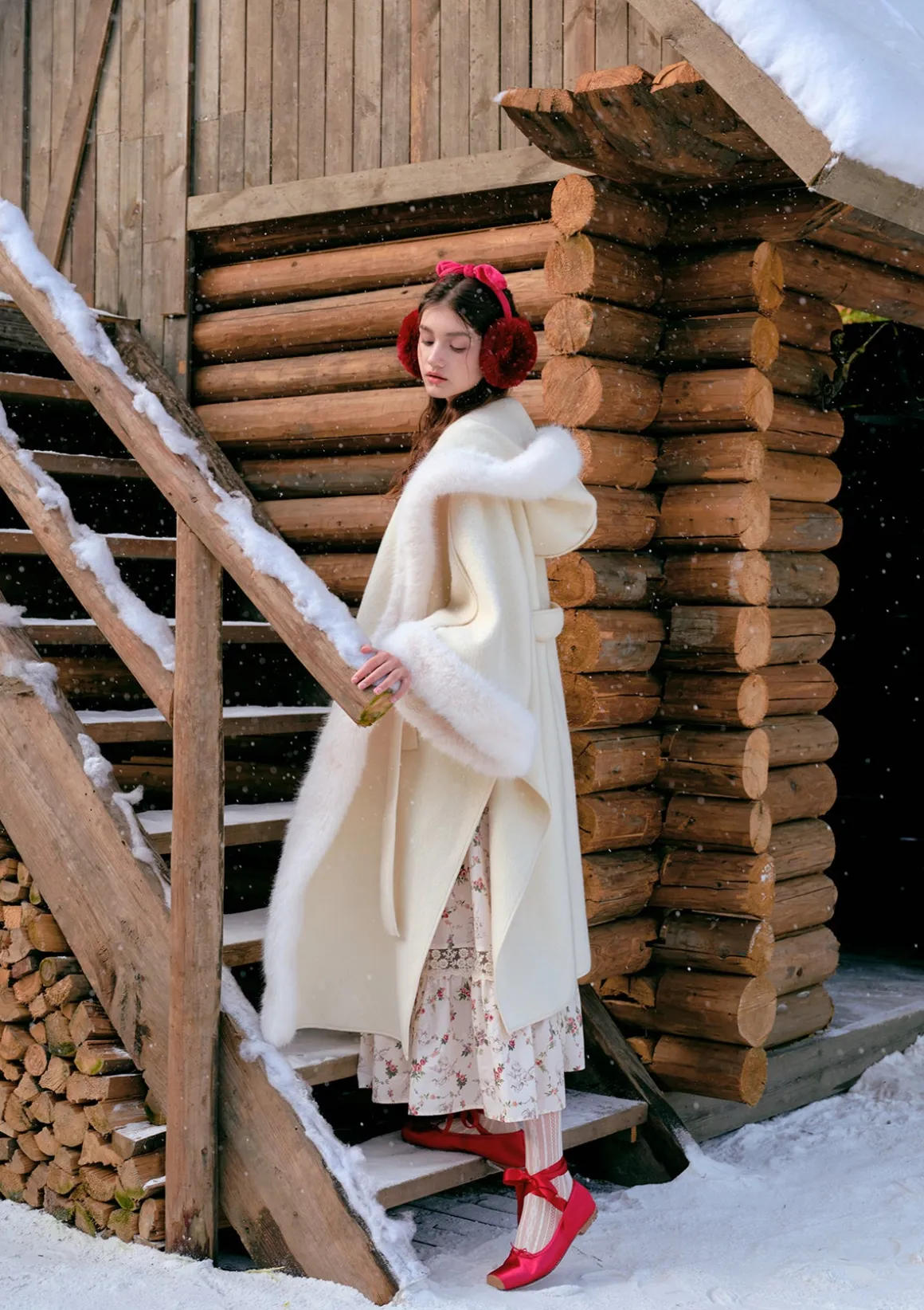 Snow Fox Fantasy Land Coat