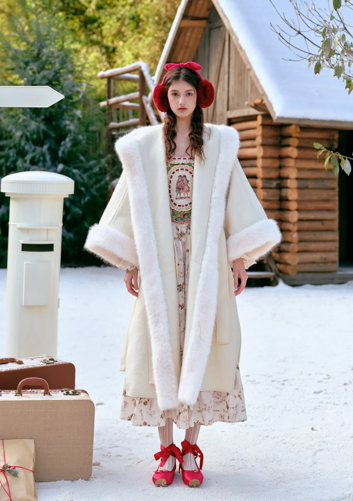Snow Fox Fantasy Land Coat