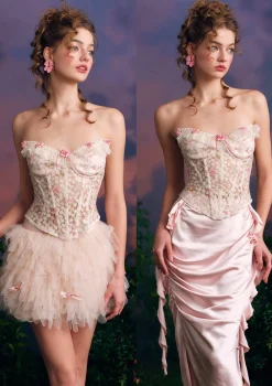 Star Floral Loli Corset