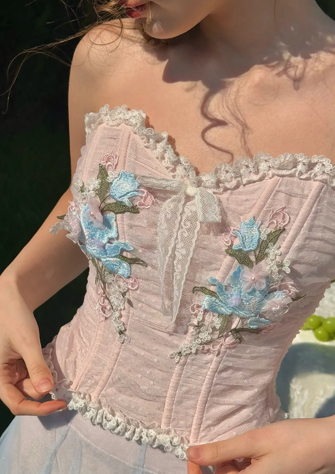 The Blue Lily Corset