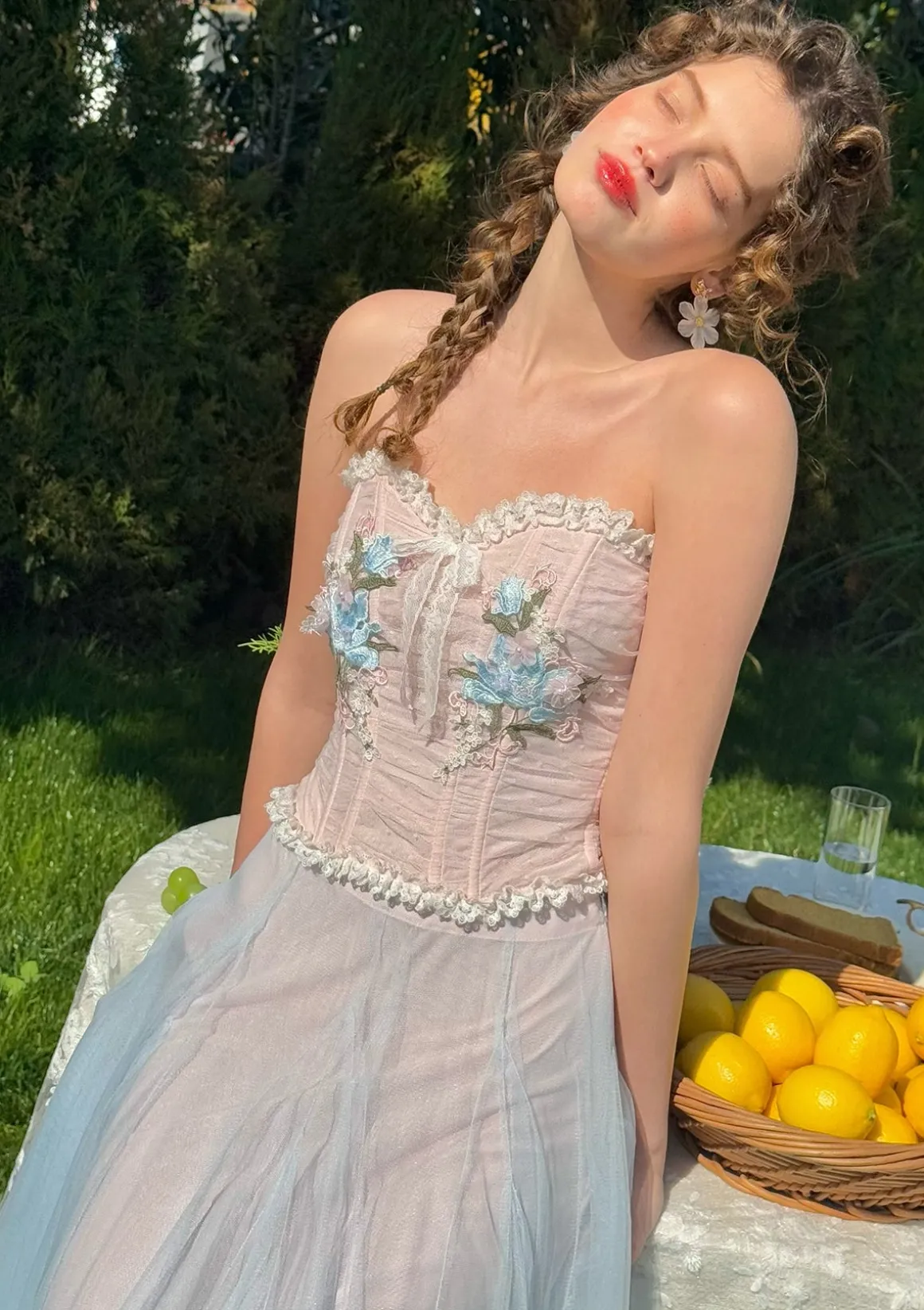 The Blue Lily Corset