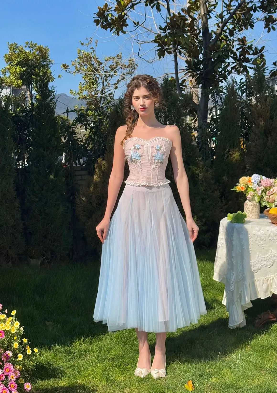 The Blue Lily Corset
