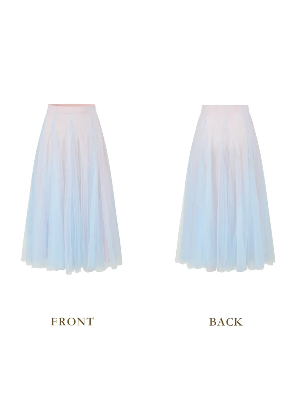 The Blue Lily Gauze Skirt