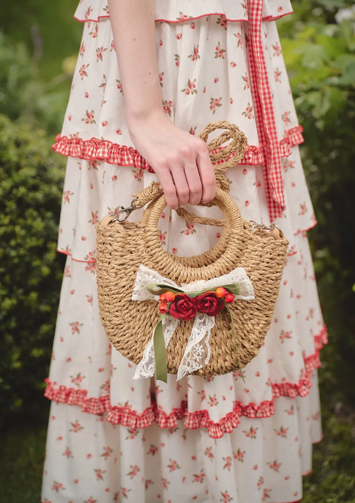 The Little Red Rose Bag