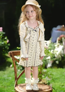 Toddler Girl Blueberry Knit Cardigan