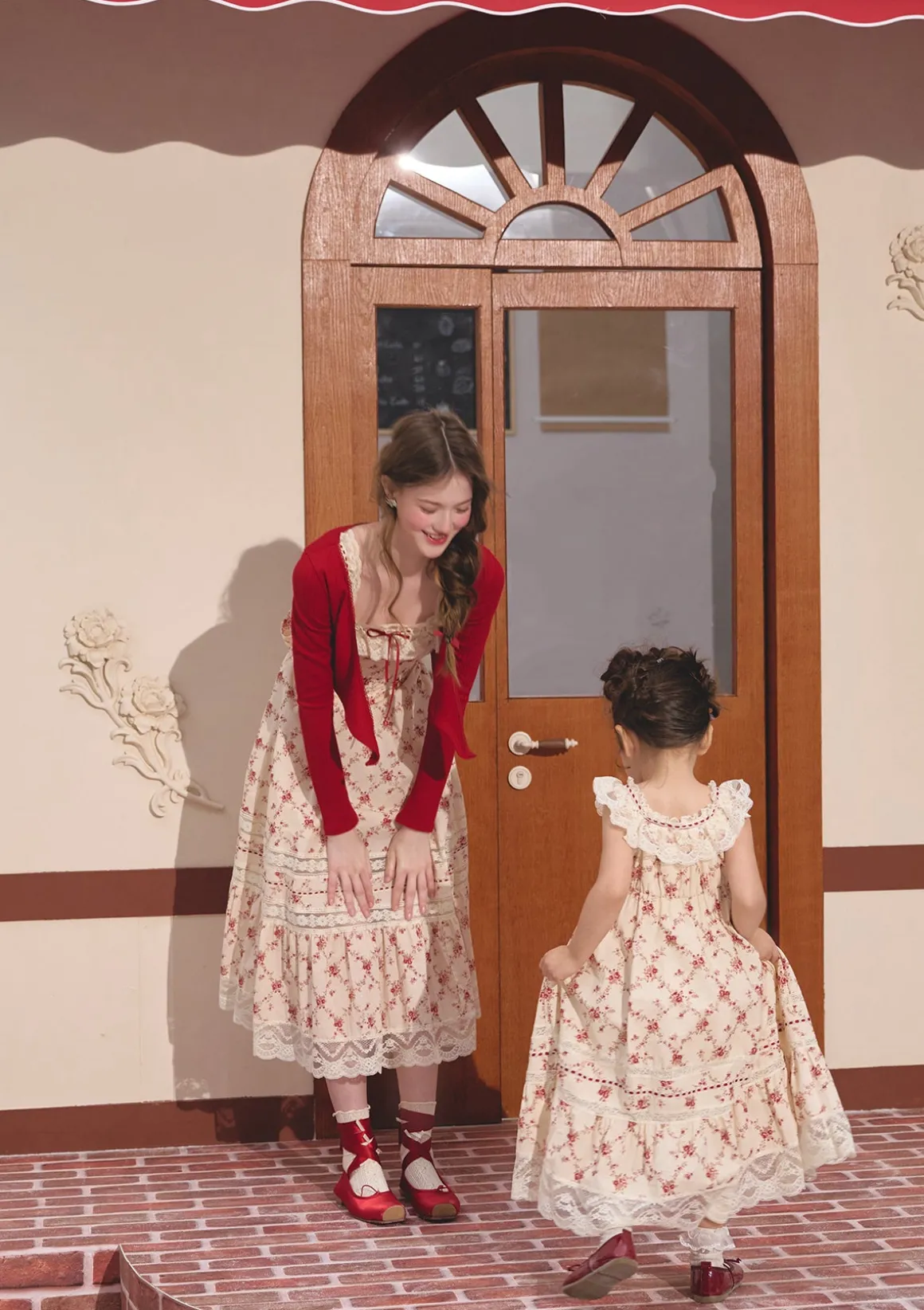 Toddler Girl Red Garnet Dress