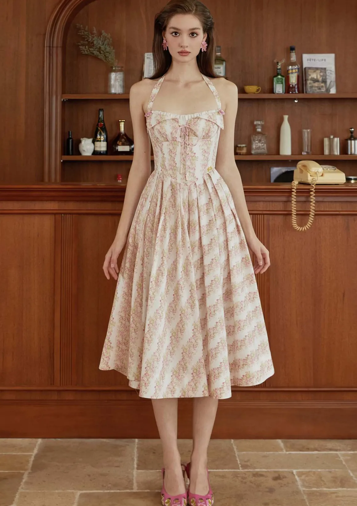 Tuscany Rose Corset Dress