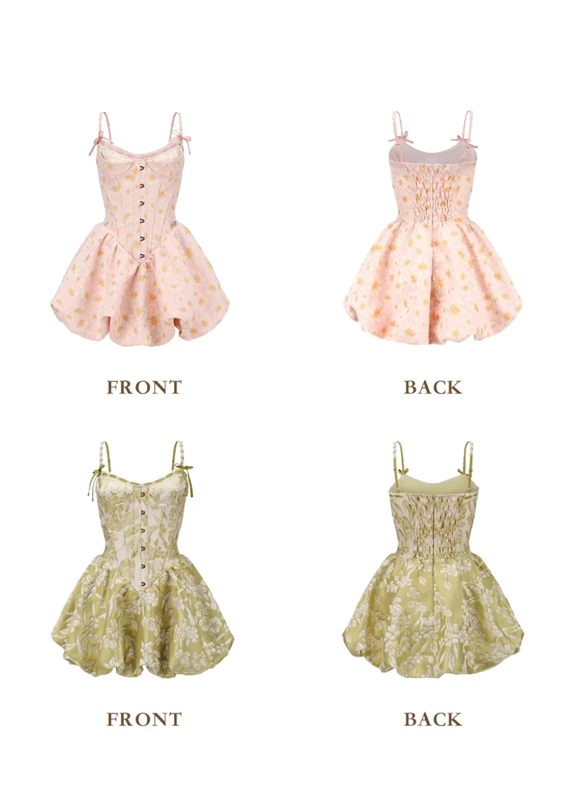 Twins Pear Blossom Corset Dress