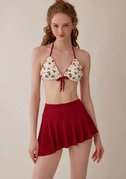 Vibrant Strawberry Sports Pantskirt