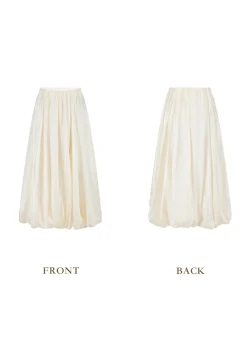 White Butterfly Flora Skirt