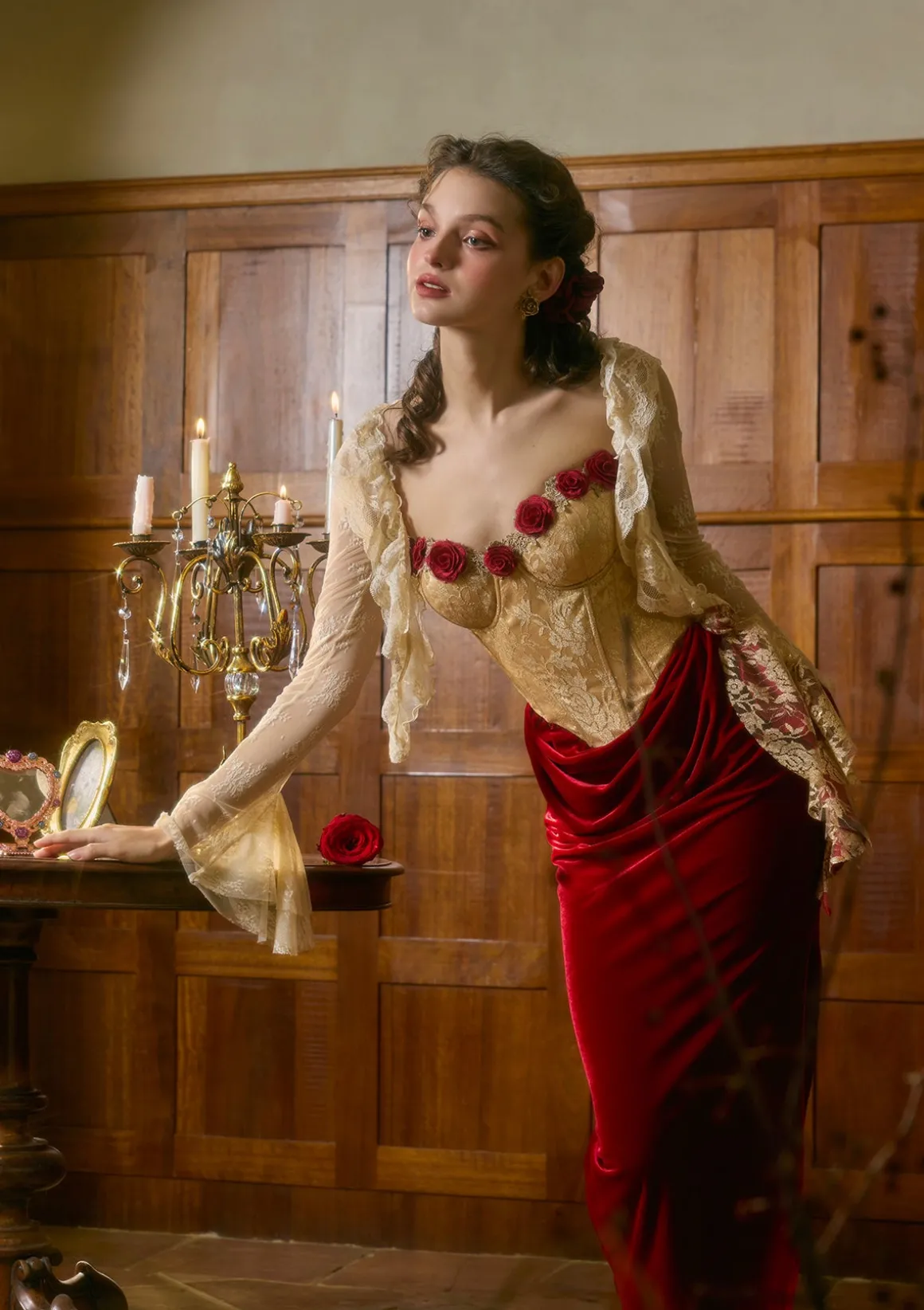Wild Rosa in Spain Corset Dress