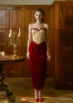 Wild Rosa in Spain Corset Dress